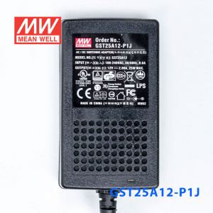 GST25A12-P1J 25W 12V2.08A高效能低空载损耗绿色节能桌上型适配器