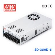 SD-350D-5  350W  ~144V 输入  5V 57A  输出有外壳明纬DC-DC转换电源