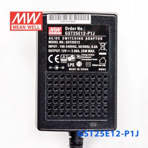 GST25E12-P1J 25W 12V2.08A高效能低空载损耗绿色节能欧规适配器