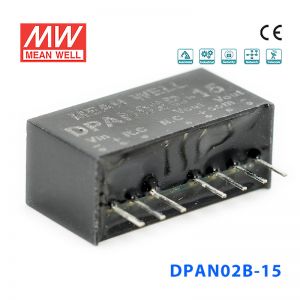 DPAN02B-15 2W 18~36V 转±15V 67mA非稳压双路输出DC-DC模块电源