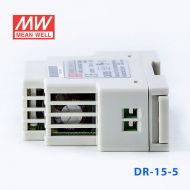 DR-15-5 12W 5V2.4A 单路输出Class II DIN导轨安装明纬开关电源