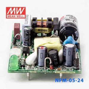 NFM-05-24  5W  24V 0.23A  微漏电PCB板单路输出板上插装型医用明纬开关电源