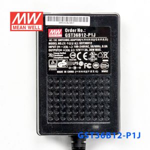 GST36B12-P1J 36W 12V3A高效能低空载损耗绿色节能桌上型适配器