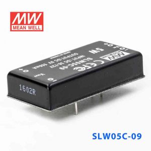 SLW05C-09  5W  36~72V  输入  9V  稳压单路输出明纬DC-DC转换模块电源