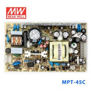 MPT-45C  45W +5V 5A +15V 2.3A  -15V 0.5A  三路输出微漏电医用无外壳明纬开关电源