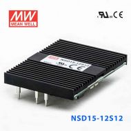 NSD15-12S12  15W  9.4~36V  输入 12V 稳压输出板上安装型明纬DC-DC变换电源