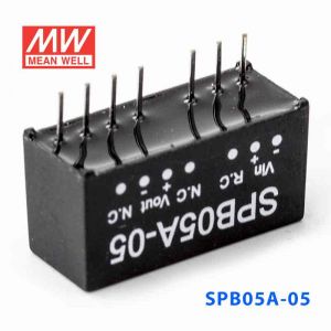 SPB05A-05  5W  9~18V  输入 5V  稳压单路输出明纬DC-DC转换模块电源