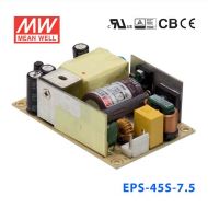 EPS-45S-7.5 45W 7.5V5.4A 单路输出裸板高效低空载损耗明纬开关电源
