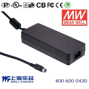 GC160A48-R7B 160W 54.4V, 2.95A带充电功能的绿色节能适配器