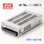 SPV-150-48 150W 48V3.135A 单路输出电压可调PFC明纬开关电源
