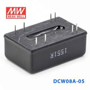 DCW08A-05  8W  9~18V  输入 ±5V  稳压双路输出明纬DC-DC转换模块电源