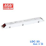 LDC-35DA明纬35W恒功率线性LED驱动器DALI按压调光