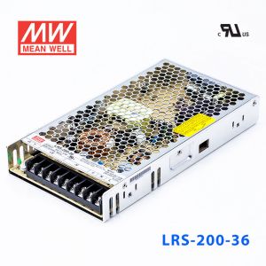 LRS-200-36 210W 36V5.9A输出（输入电压开关选择型)明纬超薄高性能开关电源 