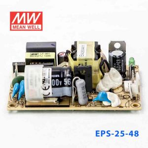 EPS-25-48 25W 48V0.53A 单路输出裸板高效低空载损耗明纬开关电源