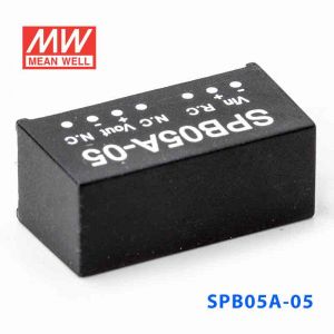 SPB05A-05  5W  9~18V  输入 5V  稳压单路输出明纬DC-DC转换模块电源