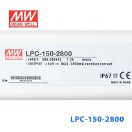 LPC-150-2800    150W    2800mA恒流输出明纬牌IP67防水塑壳LED电源