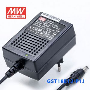 GST18E12-P1J 18W 12V1.5A高效能低空载损耗绿色节能欧规适配器
