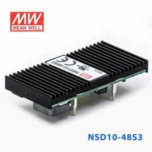 NSD10-48S3  10W  22~72V  输入 3.3V 稳压输出板上安装型明纬DC-DC变换电源