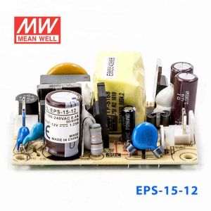 EPS-15-12 15W 12V1.25A单路输出低空载损耗高效率明纬裸板开关电源