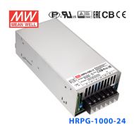 HRPG-1000-48台湾明纬48V21A1000W左右单组输出有PFC功能开关电源
