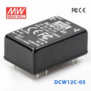 DCW12C-05  12W  36~72V  输入 ±5V  稳压双路输出明纬DC-DC转换模块电源