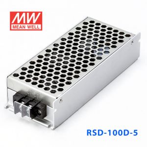 RSD-100D-5  100W  57.6~154V 输入 5V 20A  输出铁道专用明纬DC-DC转换电源 