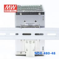 NDR-480-48 480W 48V10A单路输出明纬超薄型PFC导轨安装电源