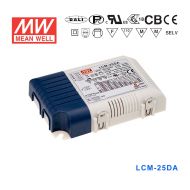 LCM-25DA   25W   DALI界面/点动调光多档输出恒流电源