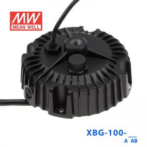 XBG-100-A台湾明纬100W恒功率LED驱动器带PFC功能IP67防护
