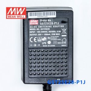 GST25E28-P1J 25W 28V0.89A高效能低空载损耗绿色节能欧规适配器