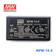 MPM-10-5台湾明纬10W 80~264V输入 5V2A输出绿色医疗基板型电源