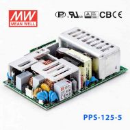 PPS-125-5  100W  5V 20A  单路输出带PFC功能无外壳PCB板明纬开关电源