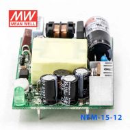 NFM-15-12  15W  12V 1.25A  微漏电PCB板单路输出板上插装型医用明纬开关电源