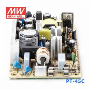 PT-45C  45W +5V 5A +15V 2.3A -15V 0.5A  三路输出无外壳PCB板明纬开关电源