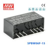SPBW06F-15 6W 9~36V 转 15V 0.4A 稳压单路输出DC-DC模块电源