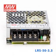 LRS-50-3.3 33W 3.3V 10A单路输出超薄型低空载损耗明纬开关电源