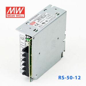 RS-50-12 50W 12V4.2A 单路输出明纬开关电源(G3系列-高性能内置有外壳) 
