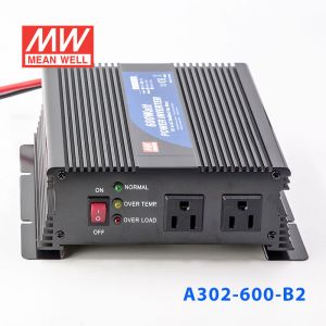 A302-600-B2  600W  24VDC-110VAC 修正正弦波输出明纬车载逆变电源