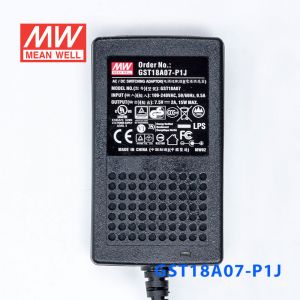 GST18A07-P1J  15W 7.5V2A高效能低空载损耗绿色节能桌上型适配器