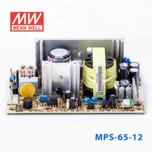 MPS-65-12 65W 12V5.2A 单路输出微漏电医用无外壳明纬开关电源