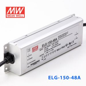 ELG-150-48A  150W  48V 3.13A  A型(电流可调/铝壳IP65/100～305Vac输入)明纬PFC防水LED电源