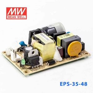 EPS-35-48 35W 48V0.75A 单路输出裸板高效低空载损耗明纬开关电源