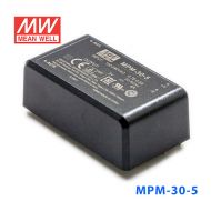 MPM-30-5台湾明纬30W 80~264V输入 5V6A输出绿色医疗基板型电源