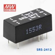 SRS-2412  0.5W  24V-12V  稳压单组输出明纬DC-DC转换模块电源
