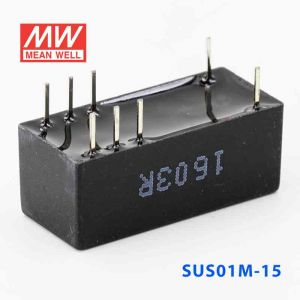 SUS01M-15  1W  12V-15V  非稳压单组输出明纬DC-DC转换模块电源