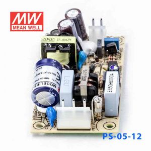 PS-05-12  5W  12V 0.45A  单路输出无外壳PCB板明纬开关电源