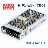 RSP-150-13.5 150W 13.5V11.2A单路输出低厚度带功率因素校正CCC认证明纬开关电源