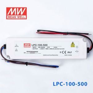 LPC-100-500    100W    500mA恒流输出明纬牌IP67防水塑壳LED电源
