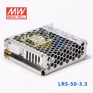 LRS-50-3.3 33W 3.3V 10A单路输出超薄型低空载损耗明纬开关电源