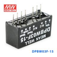 DPBW03F-15 3W 9~36V 转 ±15V 0.2A 稳压双路输出DC-DC模块电源